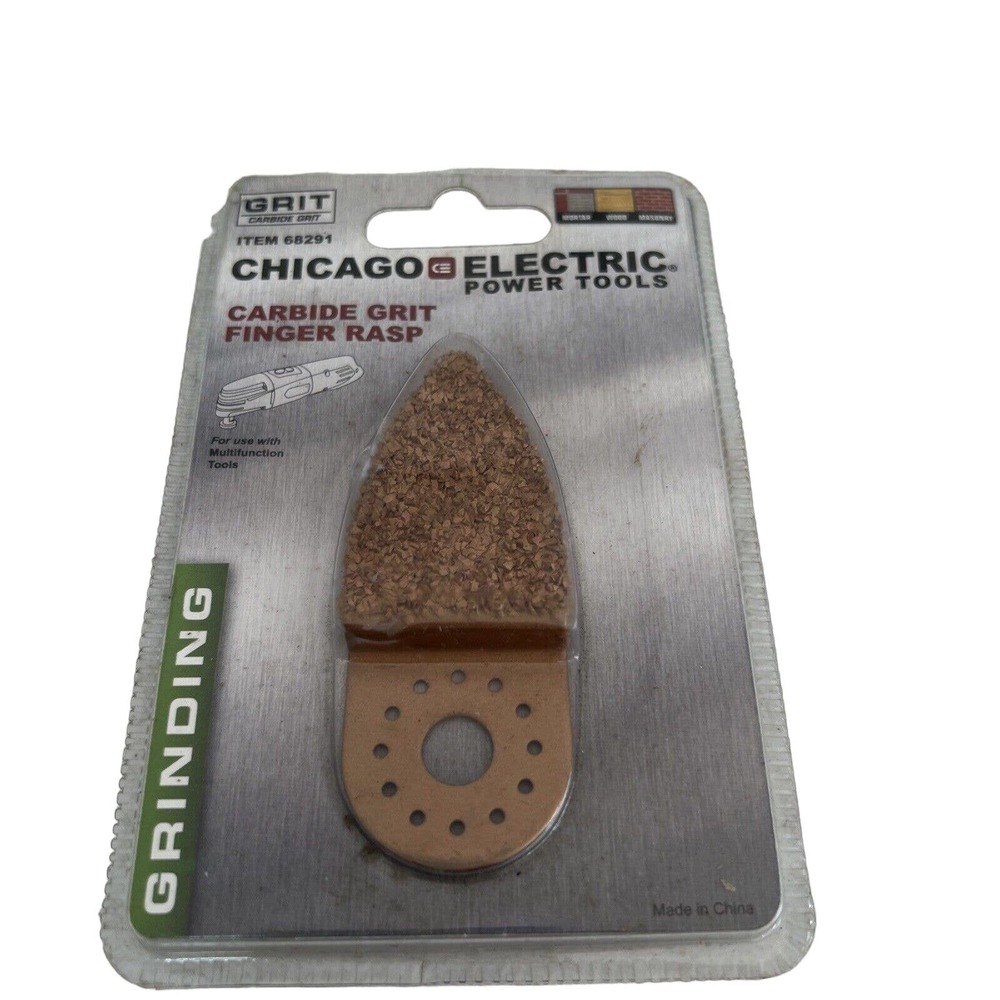 WARRIOR Carbide Grit Finger Rasp for Oscillating Multi-Tools